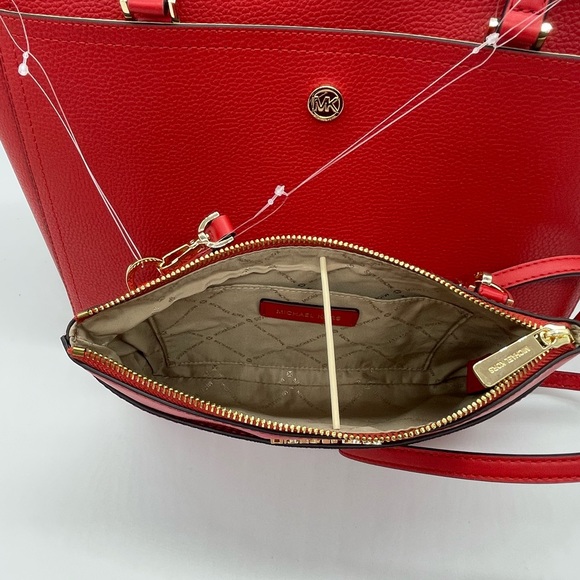 Michael Kors Large Maude Large 3 in 1 Tote Bag Flame - Picture 7 of 16